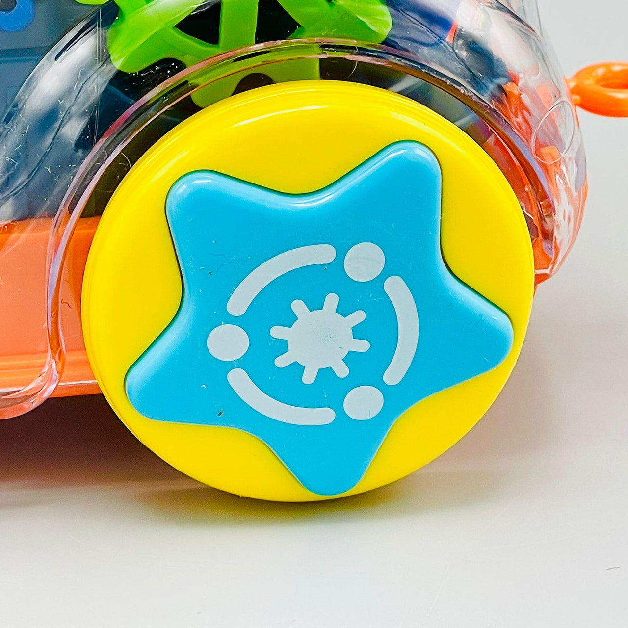 Gear Train Engine Transparent Toy