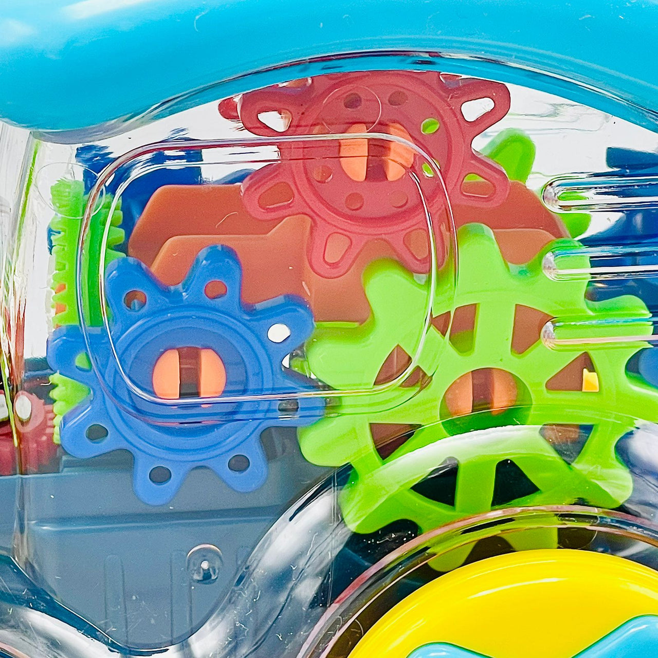 Gear Train Engine Transparent Toy