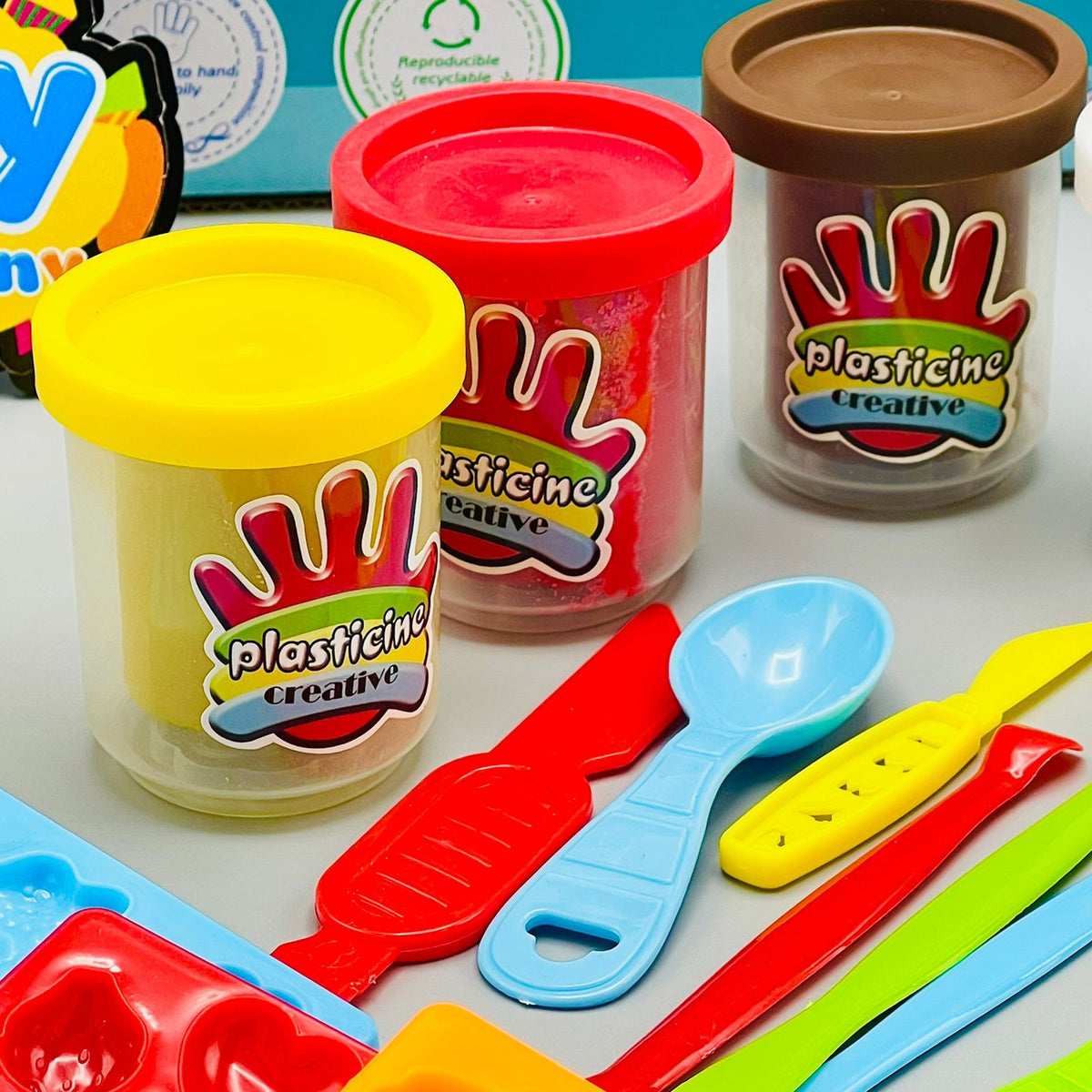 Plasticine Modeling Play Dough Set