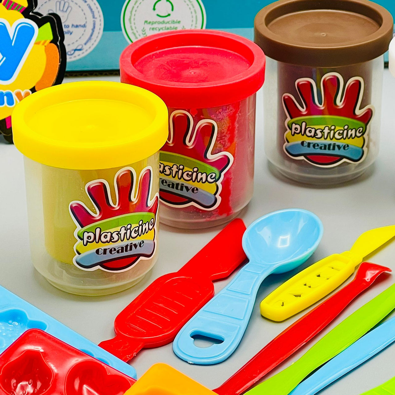 Plasticine Modeling Play Dough Set