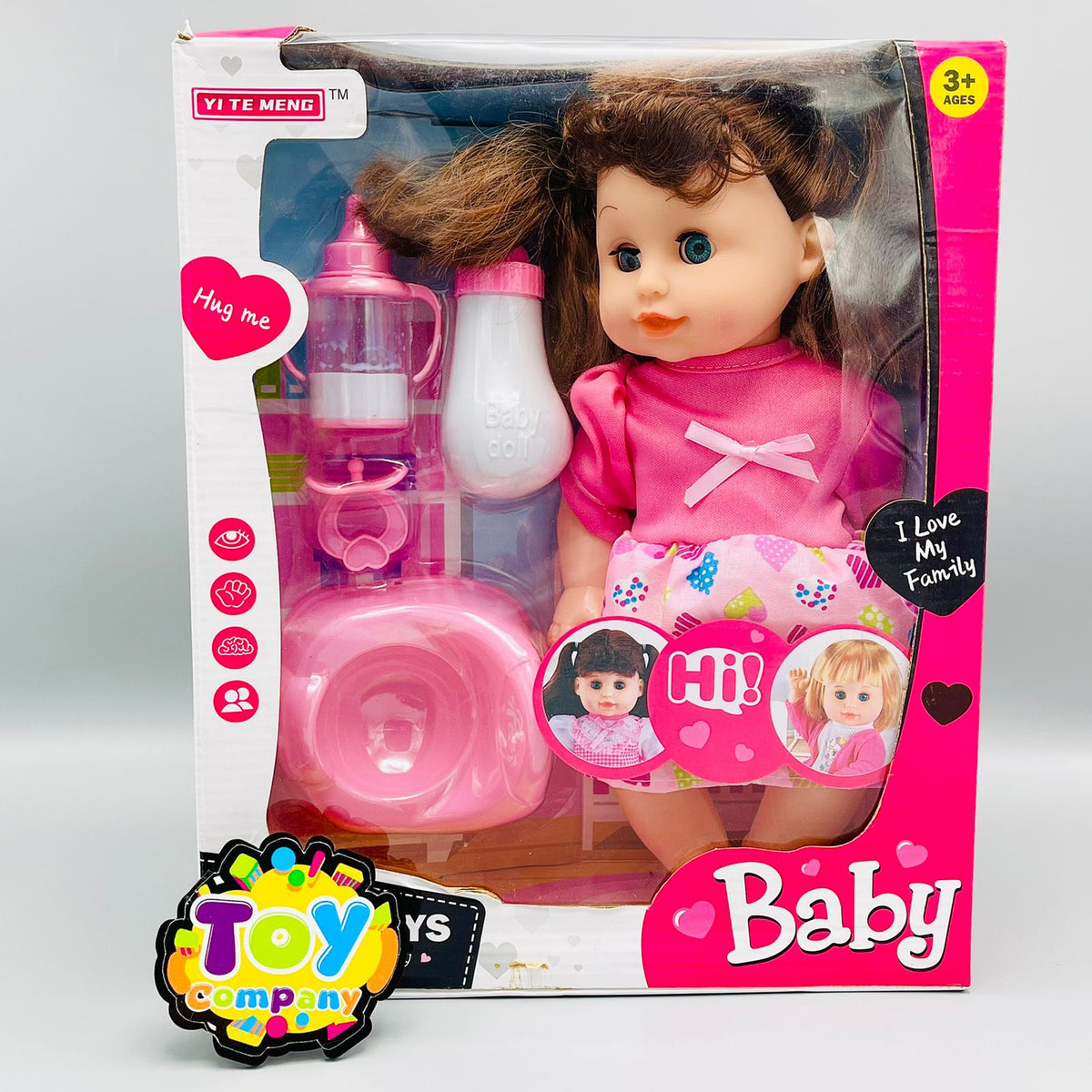 Premium Doll with Feeders - Open/Close Eyes