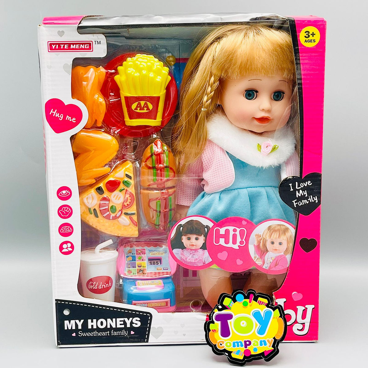 Premium Doll with Supermarket - Open/Close Eyes