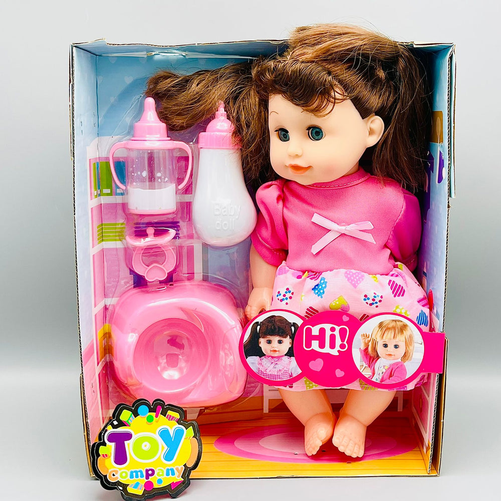 Premium Doll with Feeders - Open/Close Eyes