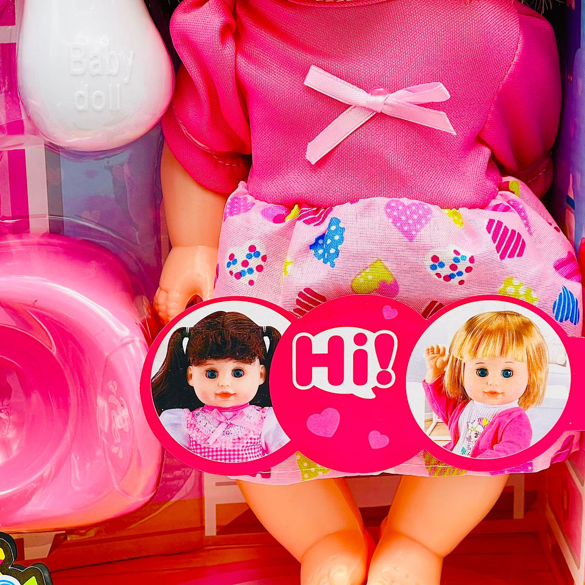 Premium Doll with Feeders - Open/Close Eyes