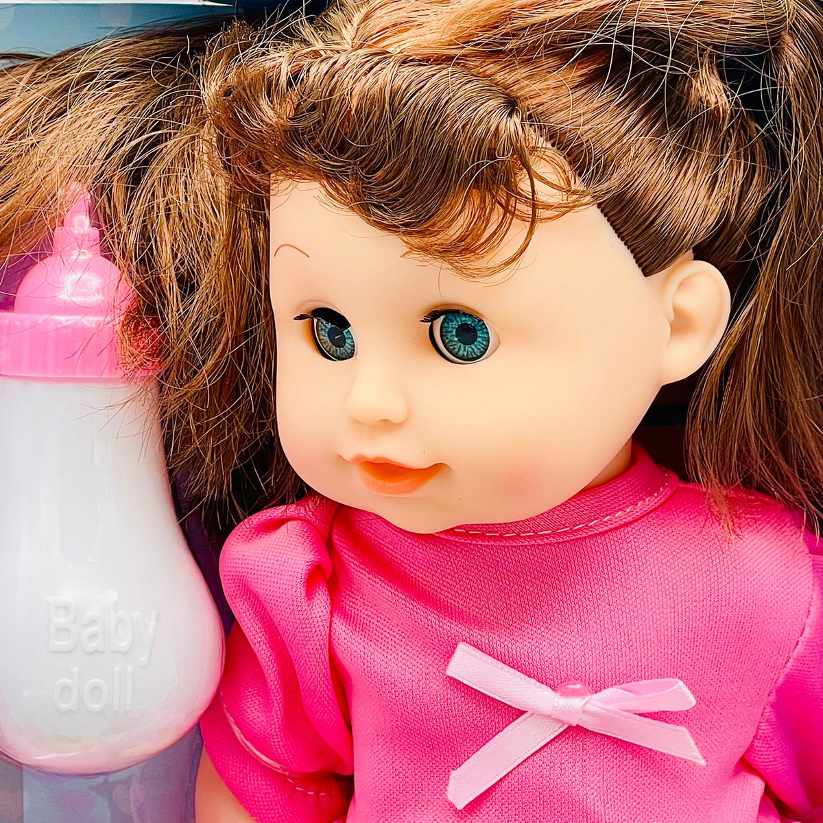 Premium Doll with Feeders - Open/Close Eyes