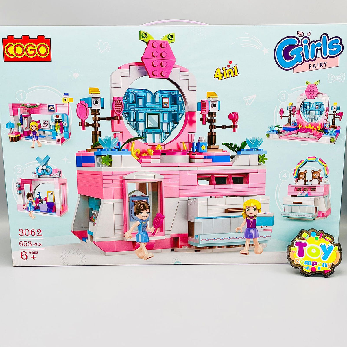 4 in 1 COGO Beauty Salon - 648Pcs