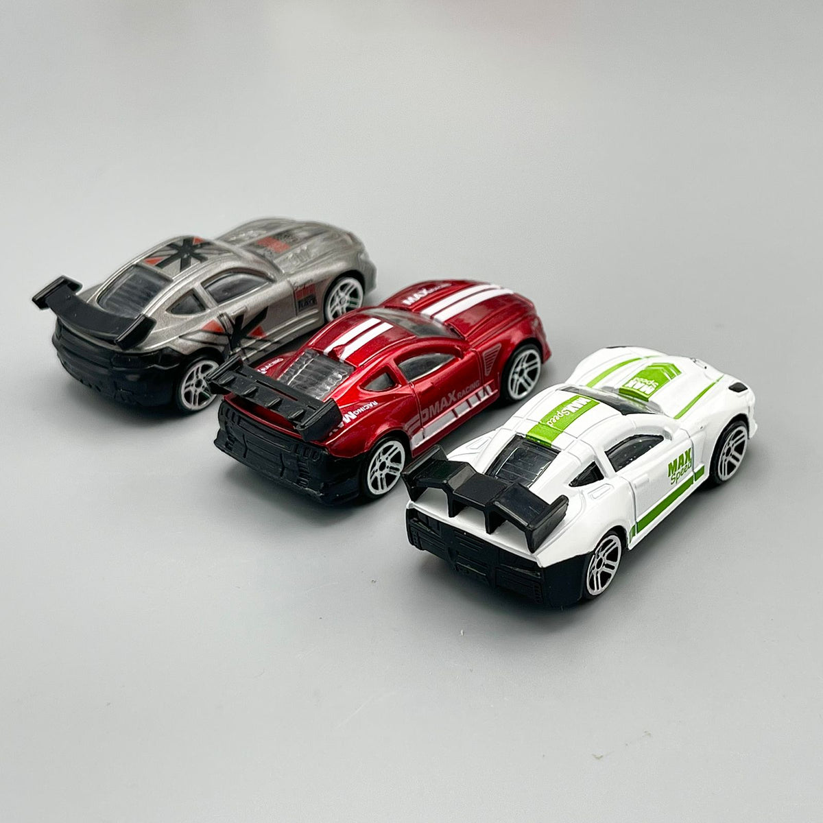 Diecast Metal Racing Cars - Pack of 6