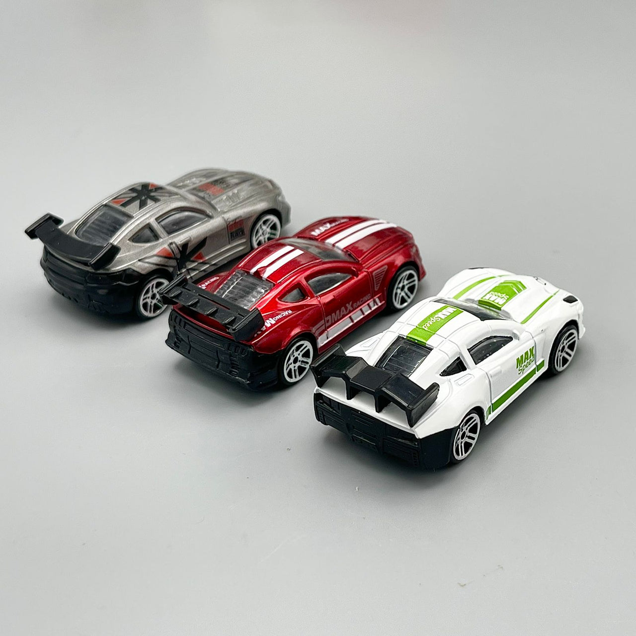 Diecast Metal Racing Cars - Pack of 6