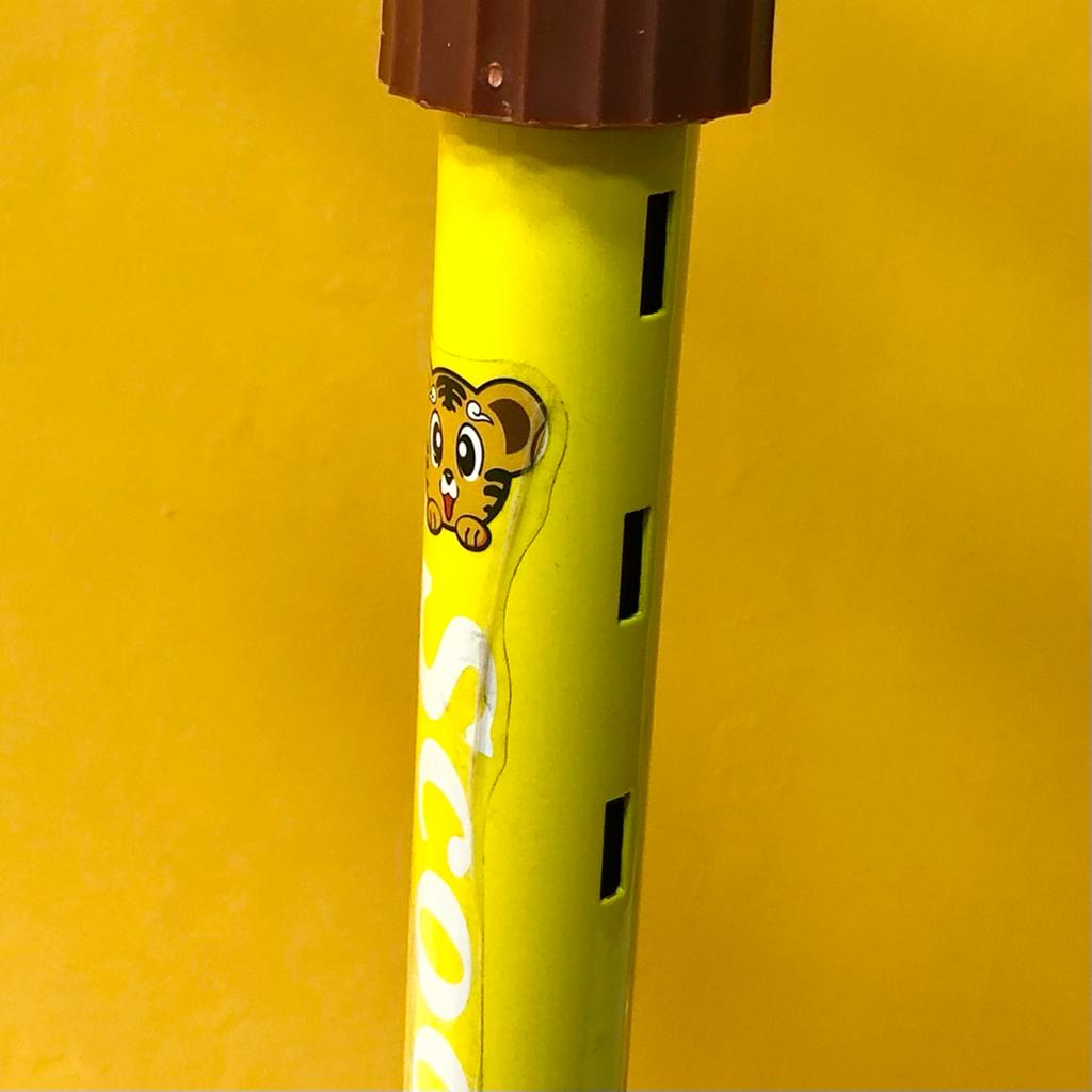 3 Wheels Animal Shaped Scooter with Lights & Sound - Yellow
