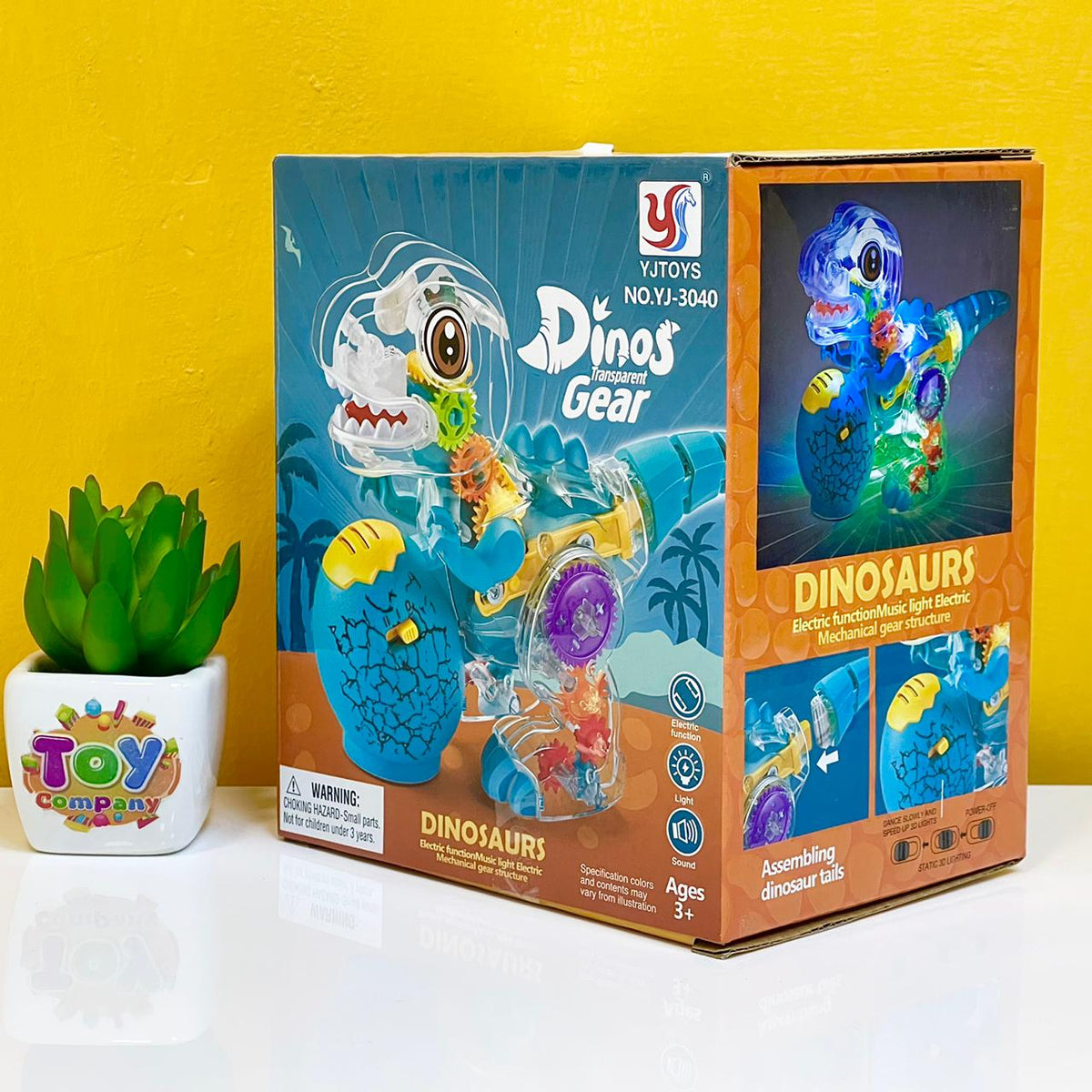 Crystal Gear Dinosaur Toy
