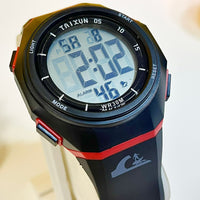 Taixun Digital Water Resistant Sports Watch - Black & Red