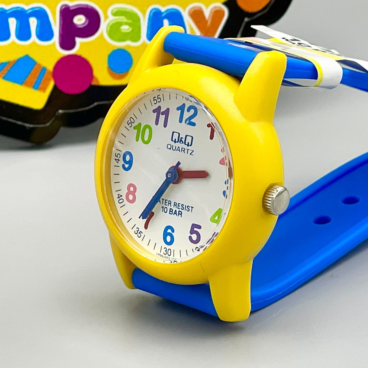 Q&Q Water Resistant Analog Dial Boys Watch