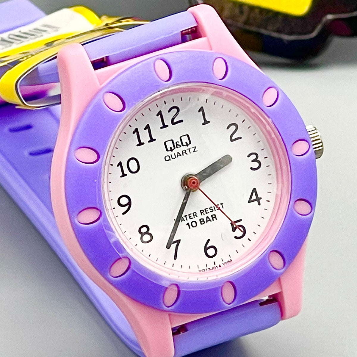 Q&Q Water Resistant Analog Dial Girls Watch