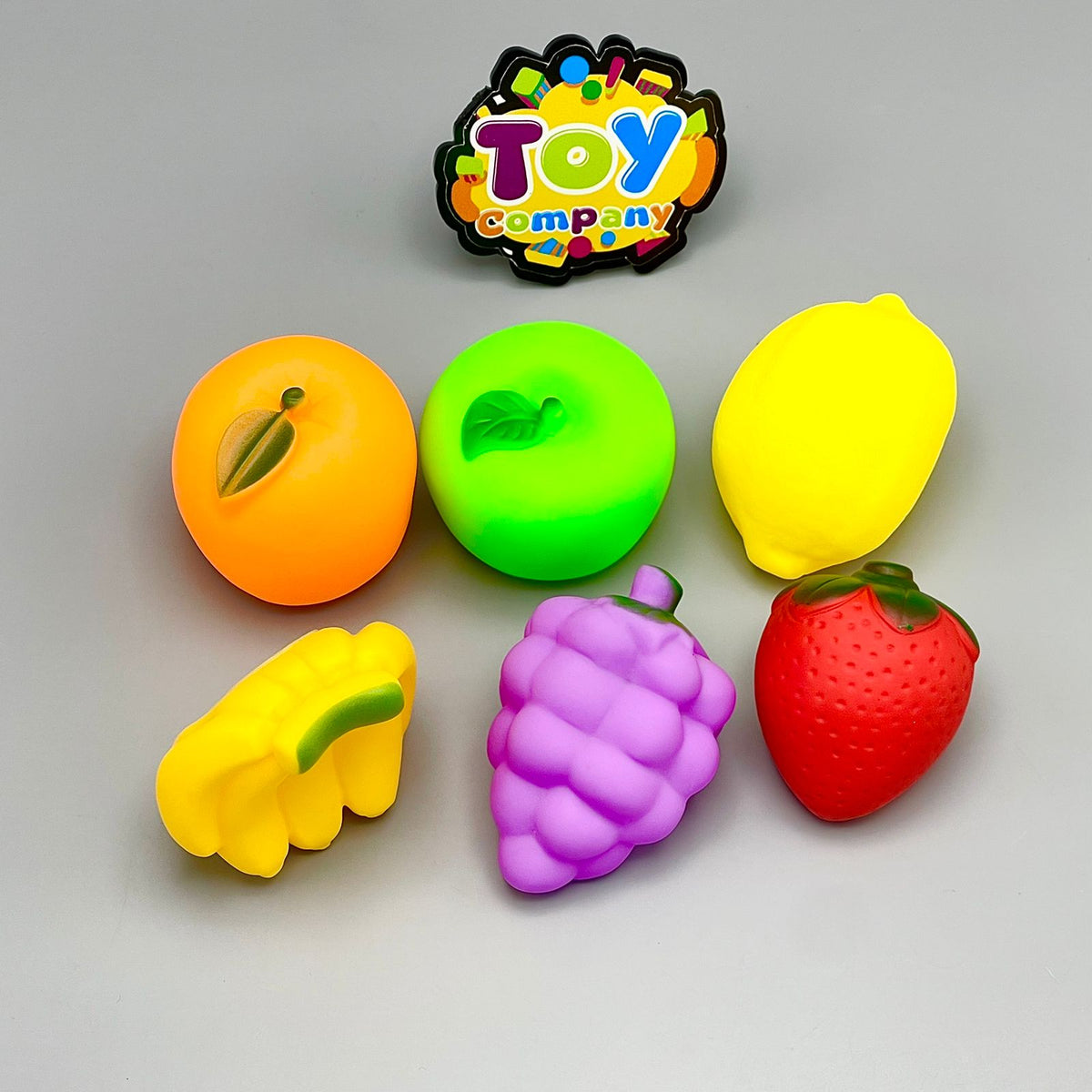 Colorful Fruits Chu Chu Squeeze Bath Toys