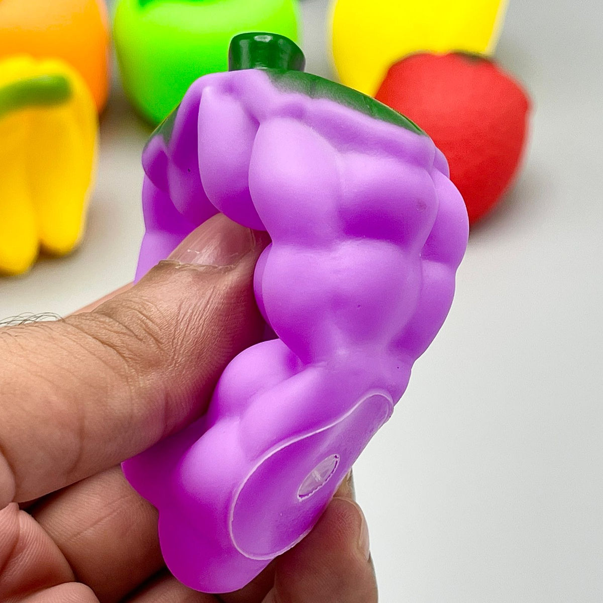Colorful Fruits Chu Chu Squeeze Bath Toys