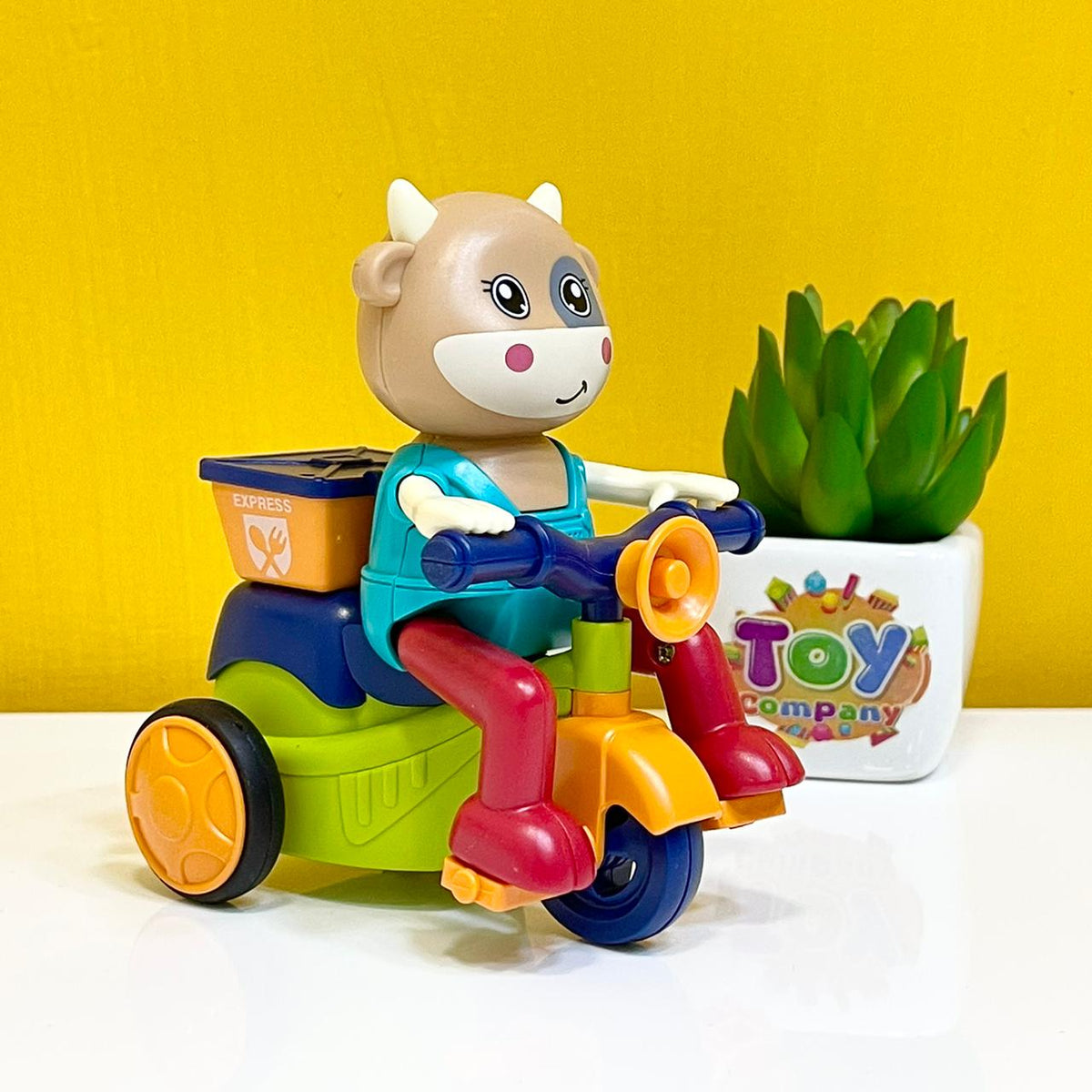 Friction Stunt Cattle Tricycle