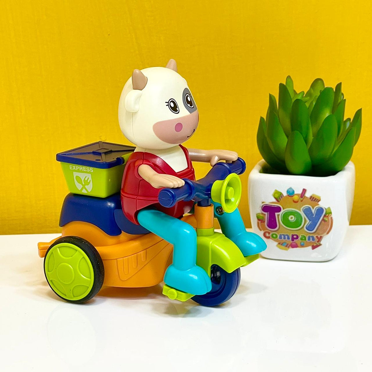 Friction Stunt Cattle Tricycle