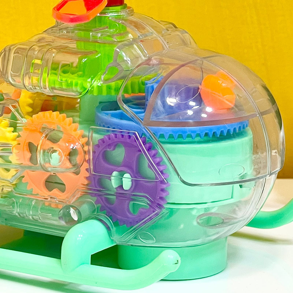 Gear Helicopter Toy with Movable Wings