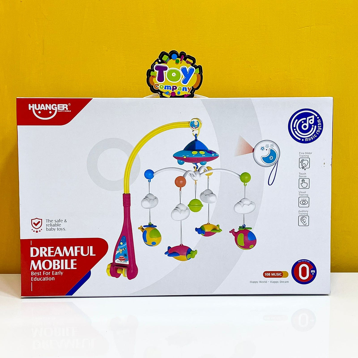 Huanger Musical Mobile Crib Dreamful Bed Ring