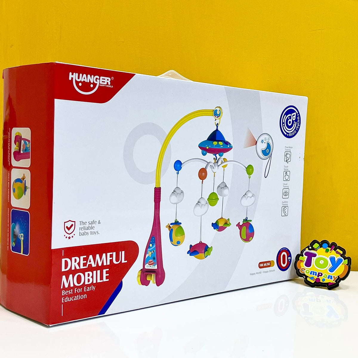 Huanger Musical Mobile Crib Dreamful Bed Ring