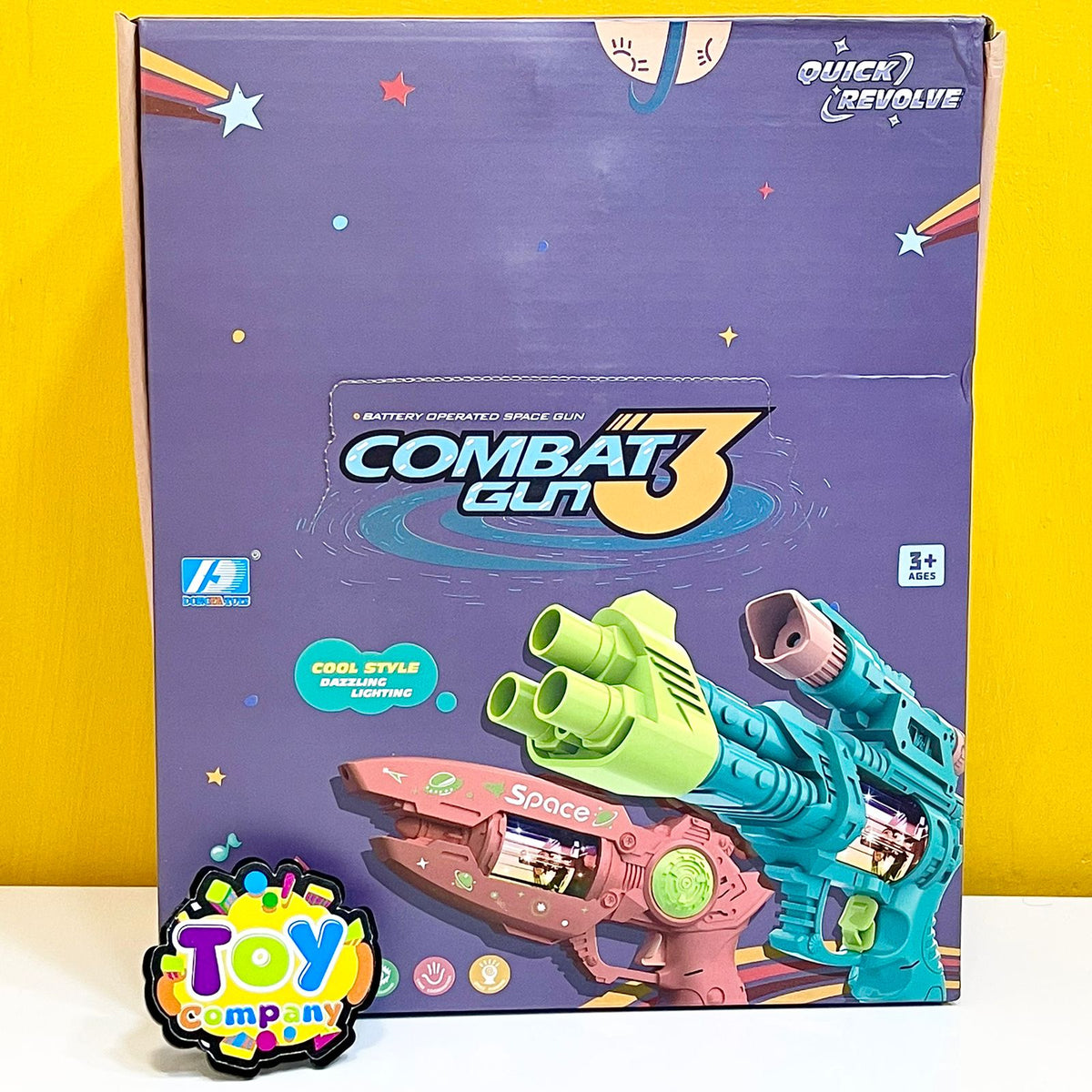 Light-Up Led Combat Space Shooter With Sound