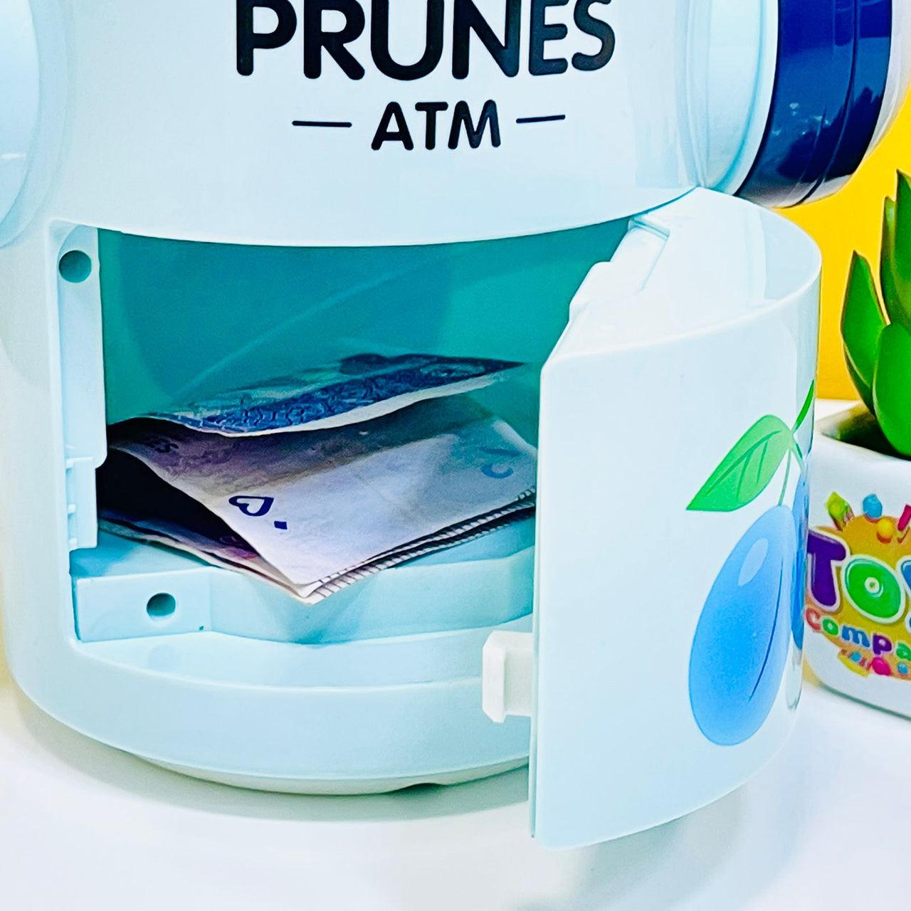 Premium Prunes Piggy Bank ATM Money Box