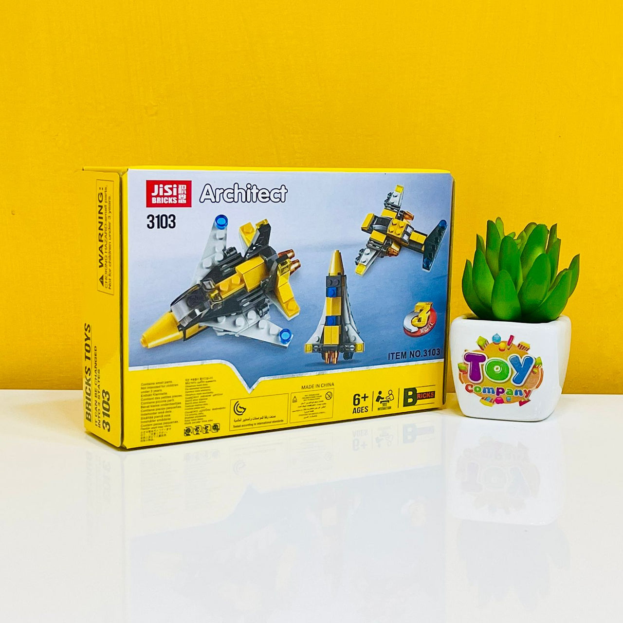 Architect 3 in 1 Mini Air Plane 3D Building Bricks