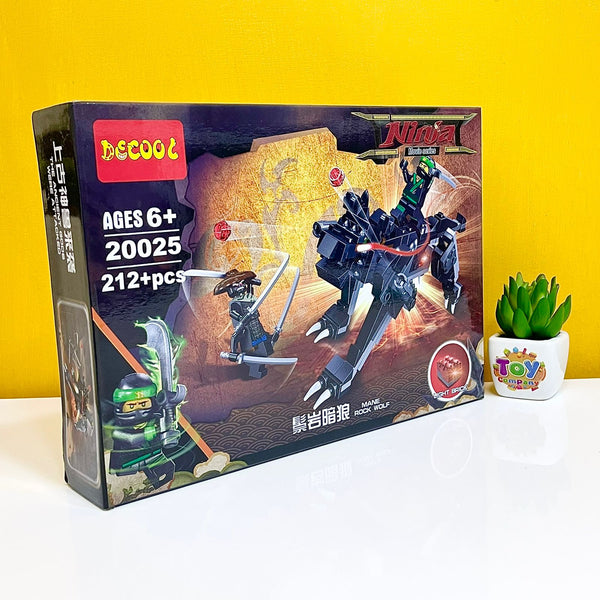 Decool 212Pcs Ninja Light Bricks