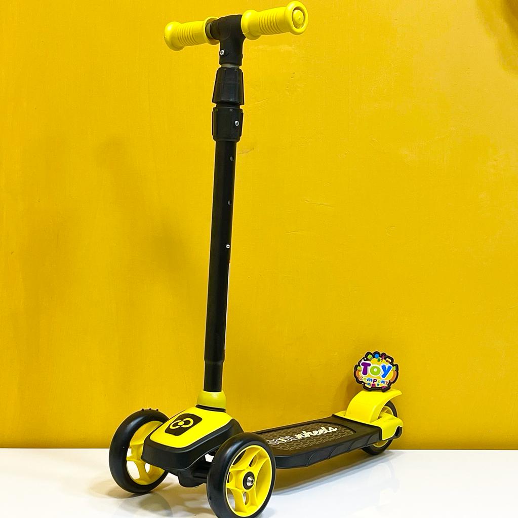 Cool Wheels Adjustable Handle Twist Scooter - Yellow