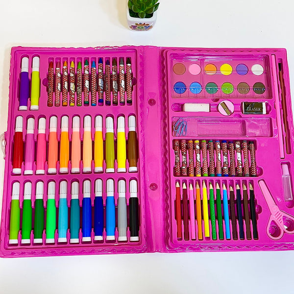 86 Pcs Art Color Box for Girls - Assortment