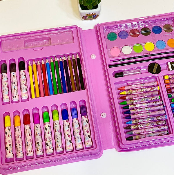 68 Pcs Art Color Box for Girls - Assortment