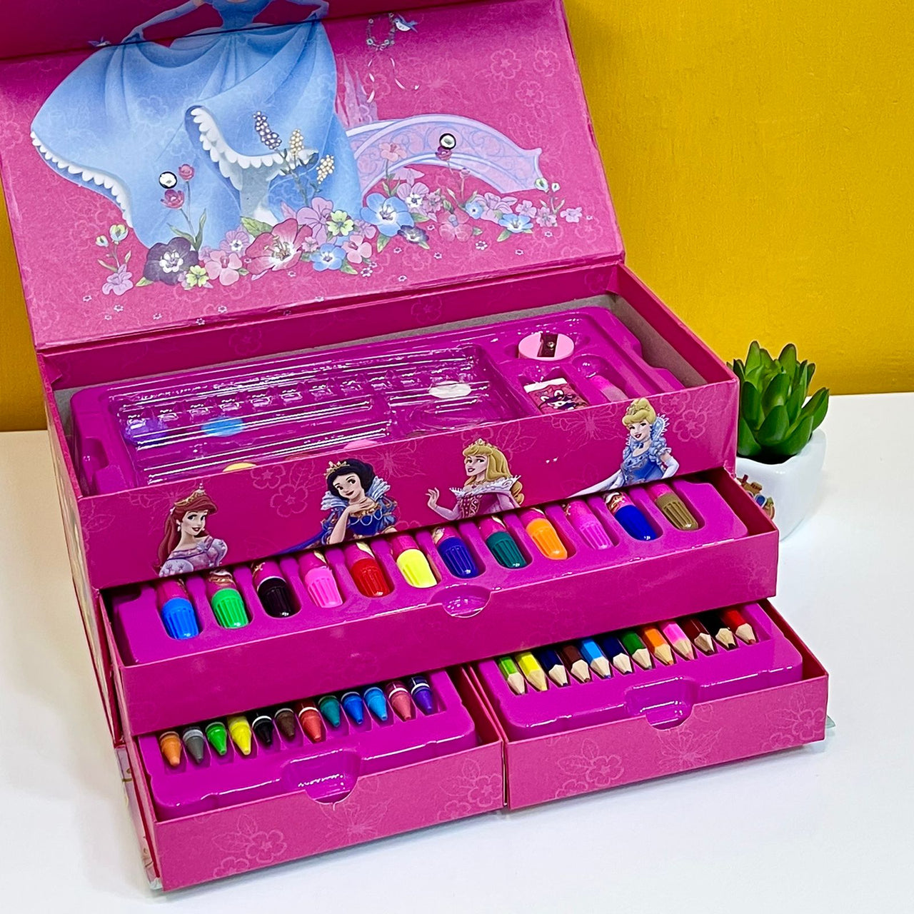 54 Pcs Art Color Box for Girls - Assortment