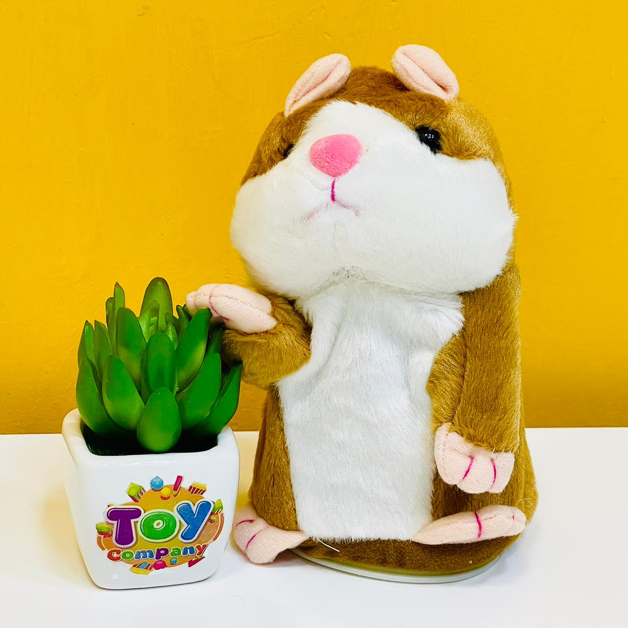 16cm Cute Talking Hamster Plush Toy