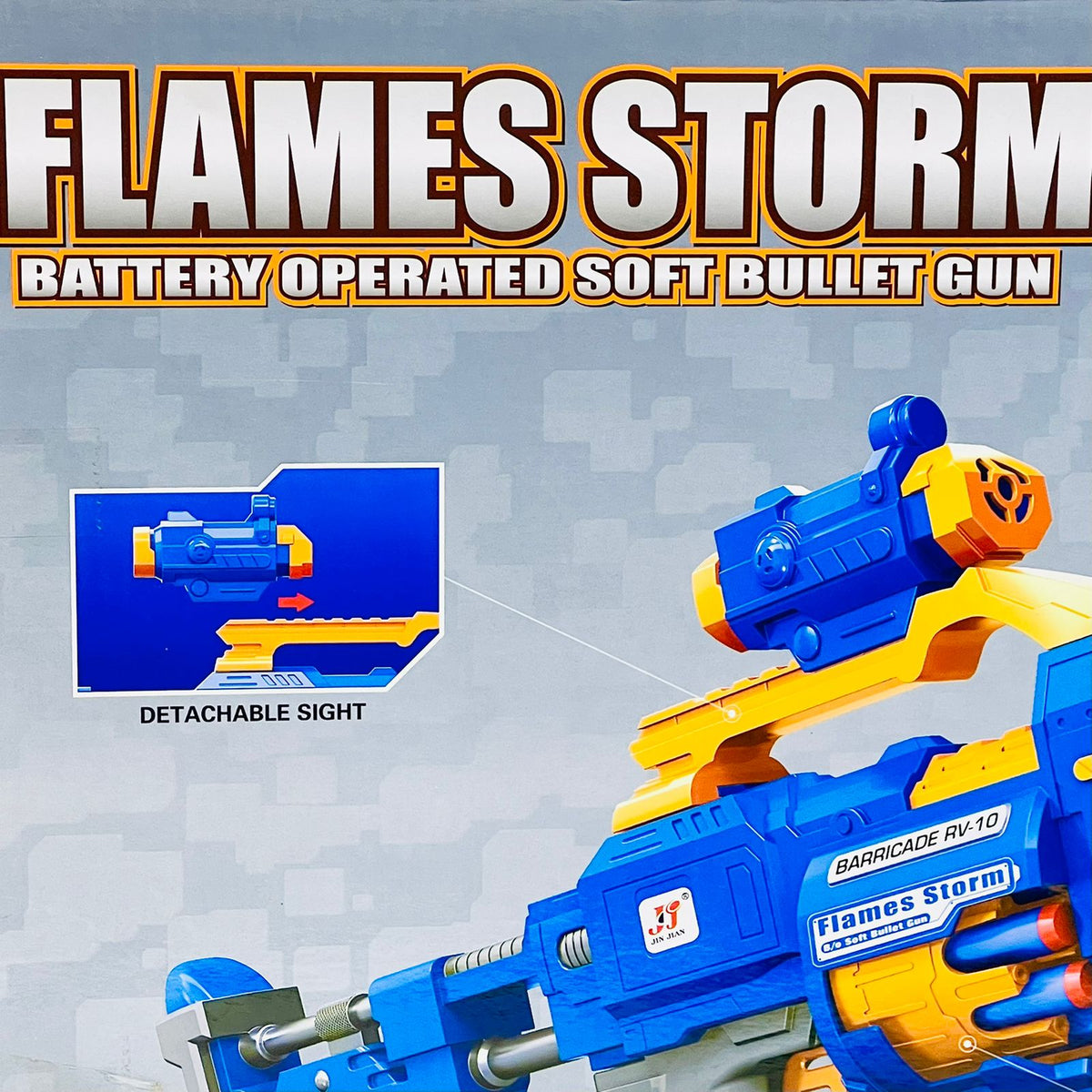 Flames Storm Battery Operated Toy Gun