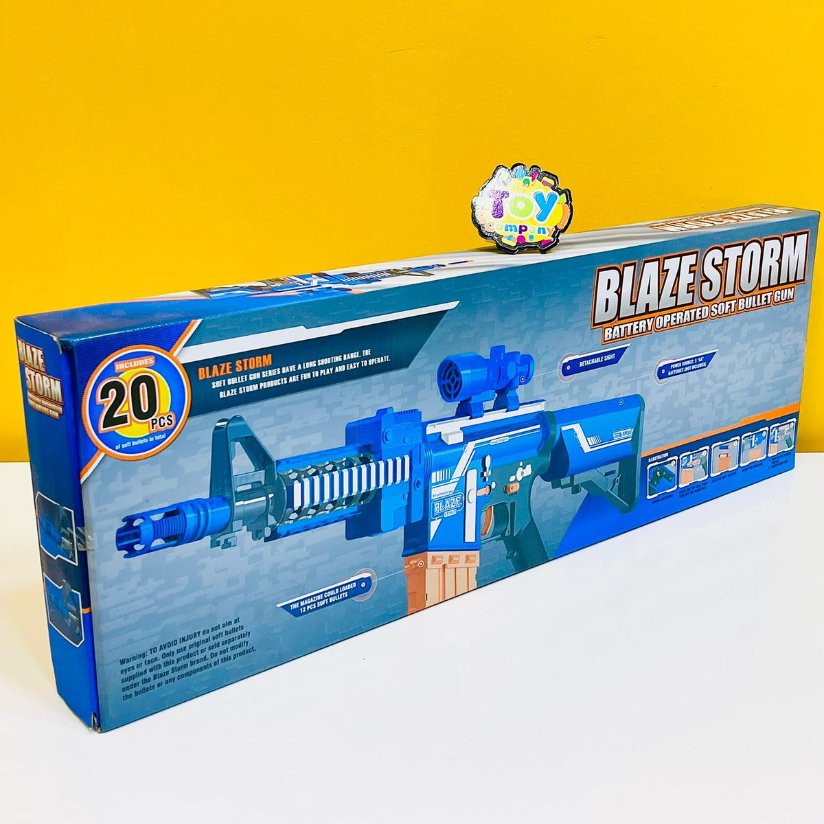 Blaze Storm Automatic Gun Toy with Soft Darts