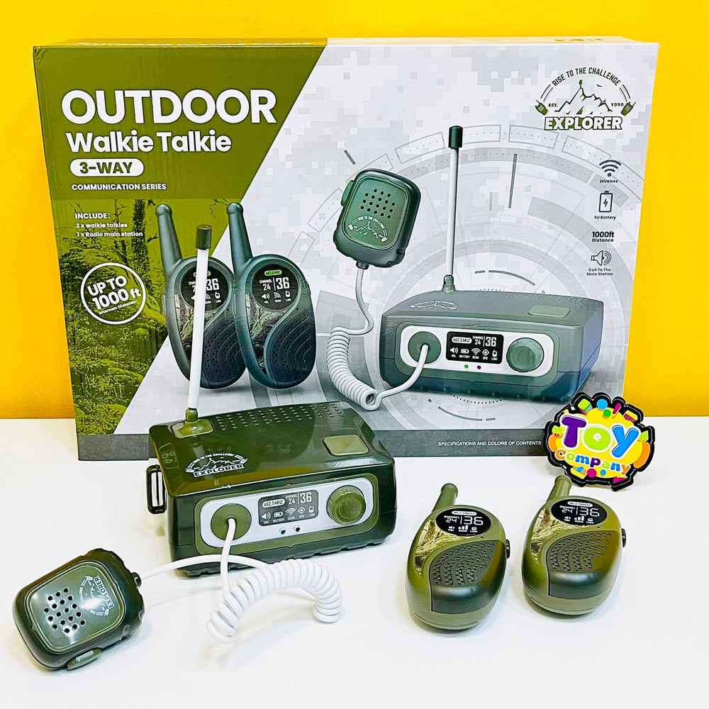 3-Way Walkie Talkie Communication Set