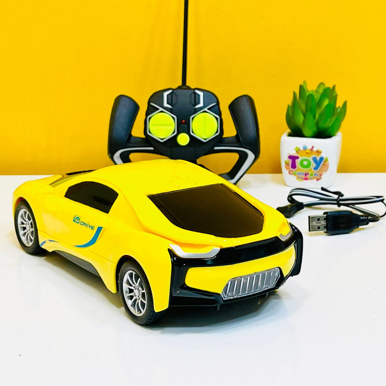 RC Racing Car with Flashing Lights