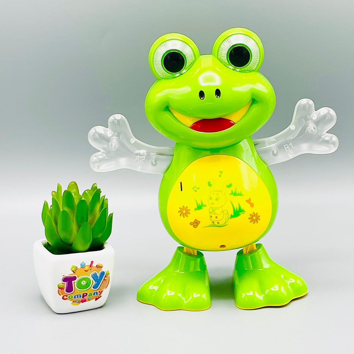 Cute Musical Dancing Frog Toy