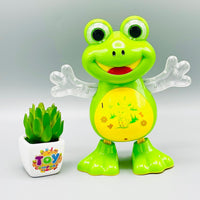 Cute Musical Dancing Frog Toy