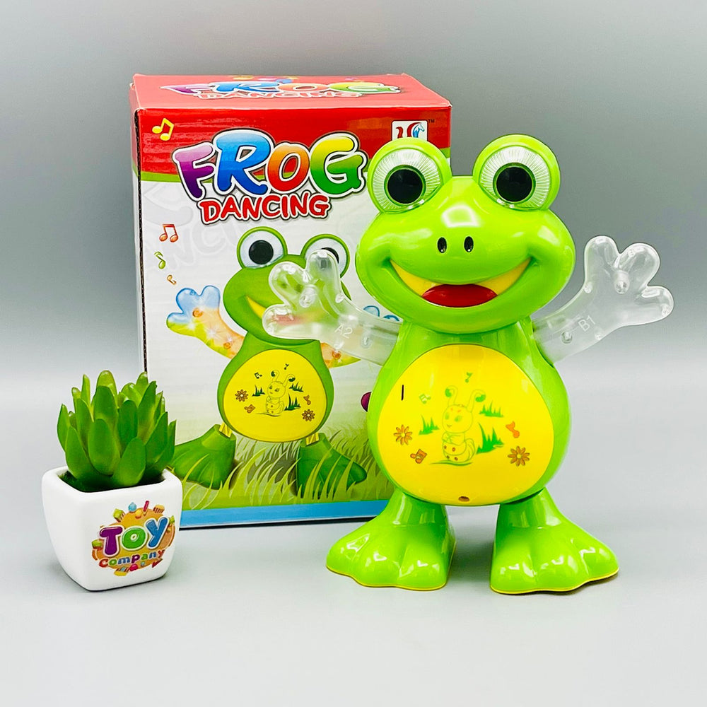 Cute Musical Dancing Frog Toy
