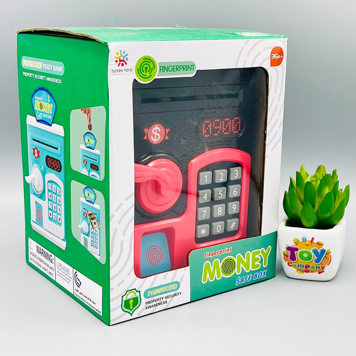 Premium Piggy Bank ATM with Fingerprint