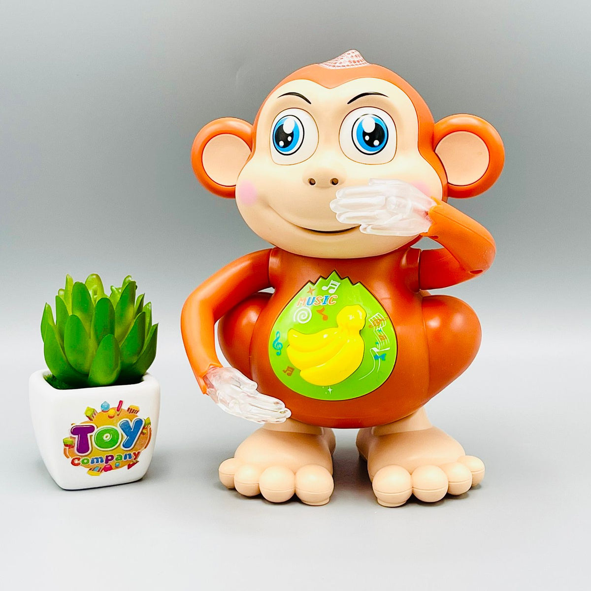 Dancing Glow Monkey Toy with Lights and Music