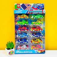 Mini International Pull Back Cars - Plastic