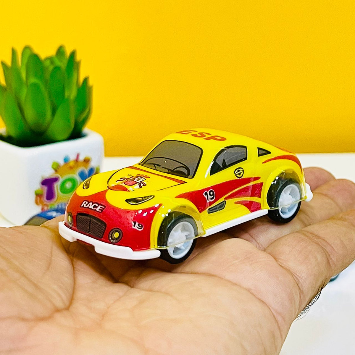 Mini Plastic Pull Back 6 Cars Set