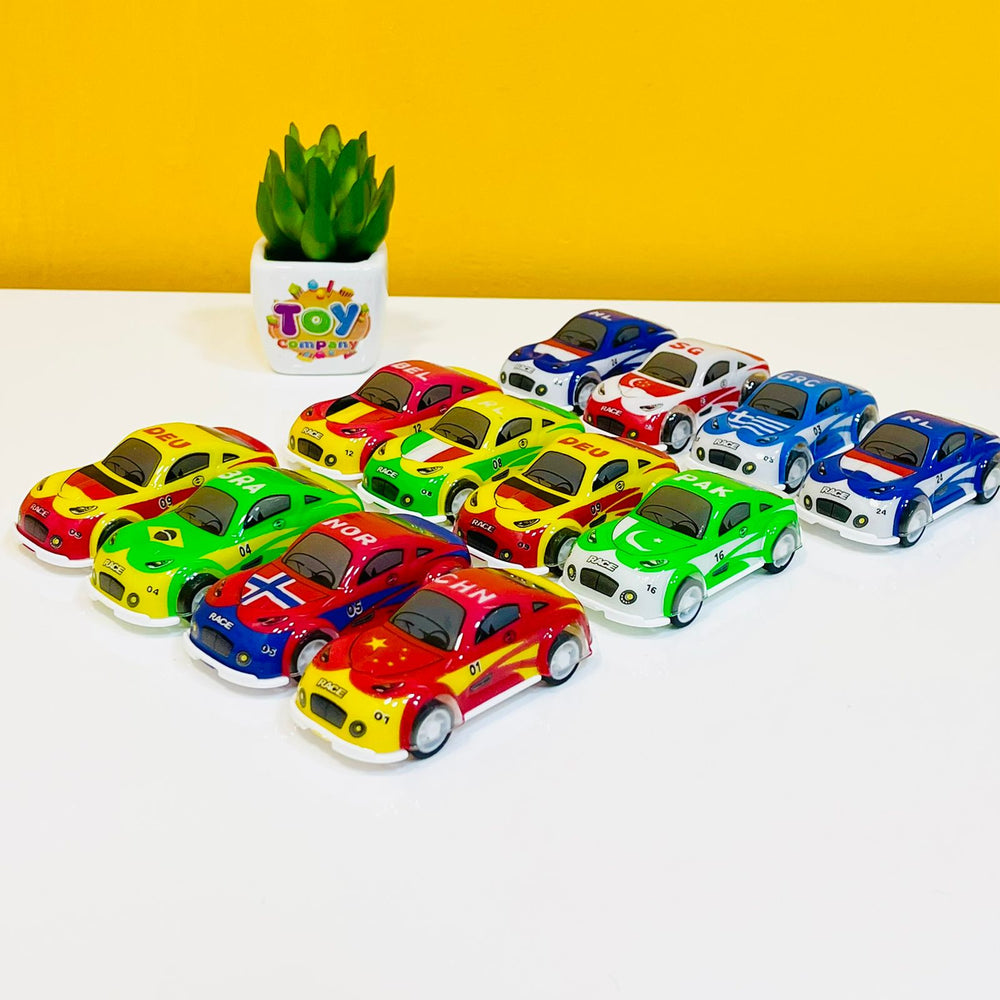 Mini International Pull Back Cars - Plastic