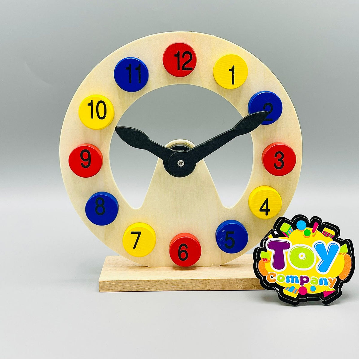 Classic Educational Wooden Clock