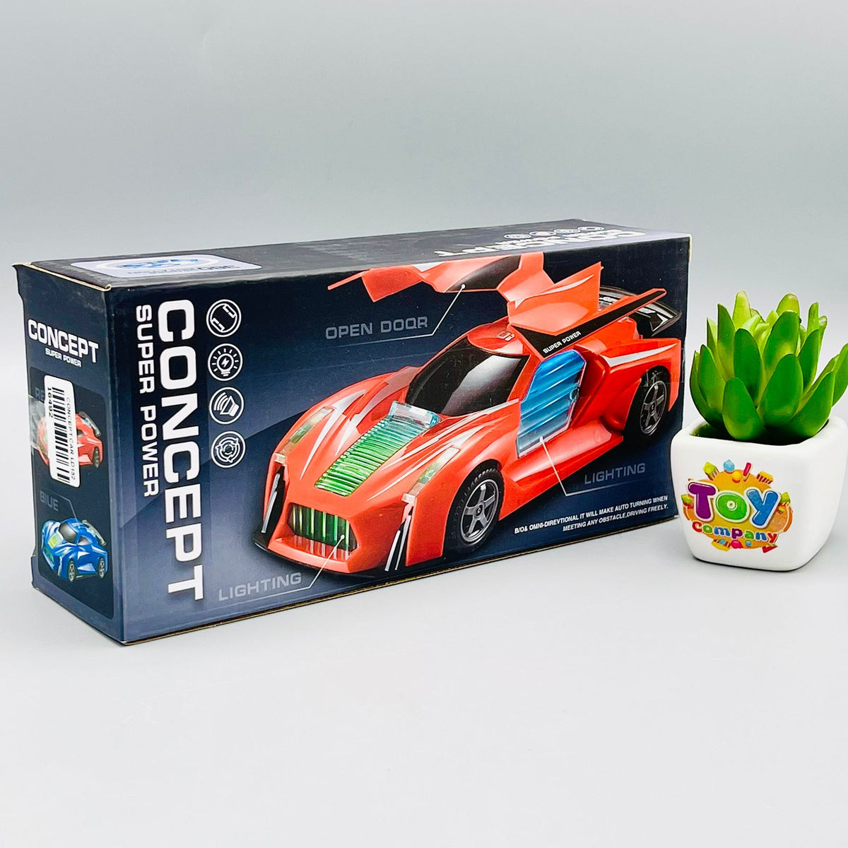 Double Door Toy Car with Lights and Sound