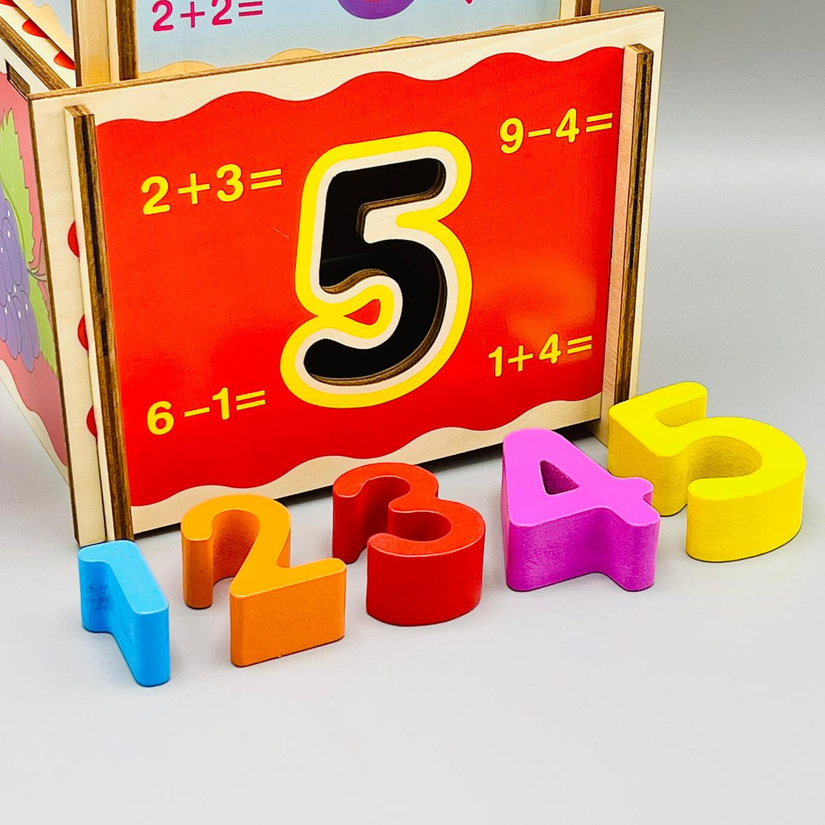 Wooden Nesting Blocks with Numbers