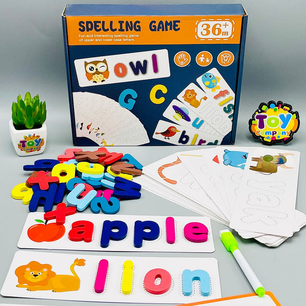 Wooden Spelling Game Educational Toy