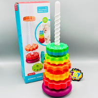 Rainbow Stacking Spinning Tower